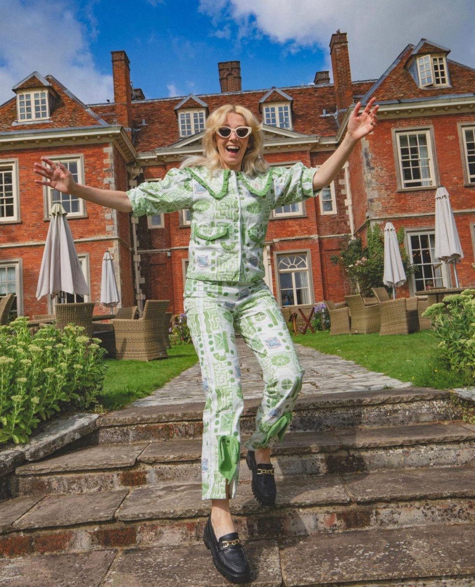 *Sample* Bennet Jacket in Garden Maze Print - Olivia Annabelle - #original_value - #medieval - #historical