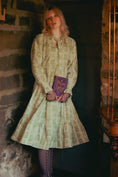 Load image into Gallery viewer, *Sample* Cecily Dress in Arsenic Gentleman Print - Olivia Annabelle - #original_value - #medieval - #historical
