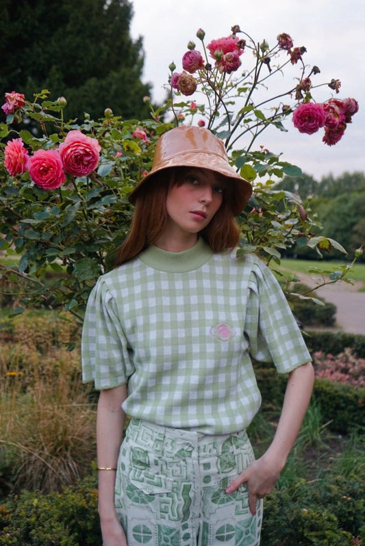 *Sample* Fanny Gingham Scallop Jumper - Olivia Annabelle - #original_value - #medieval - #historical