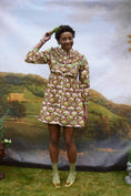 Load image into Gallery viewer, *Sample* Kitty Dress in County Seats Print - Olivia Annabelle - #original_value - #medieval - #historical

