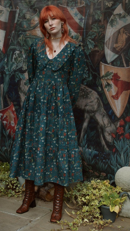 *Sample* Knight Dress in Morris Print *DDE Exclusive* - Olivia Annabelle - #original_value - #medieval - #historical
