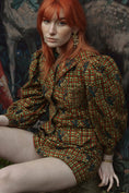 Load image into Gallery viewer, *Sample* Lancelot Jacket in Regal Tartan - Olivia Annabelle - #original_value - #medieval - #historical
