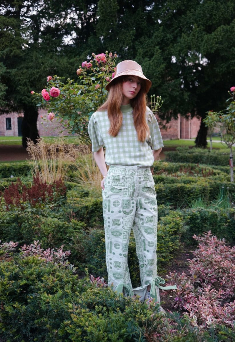*Sample* Mansfield Trouser in Garden Maze Print - Olivia Annabelle - #original_value - #medieval - #historical