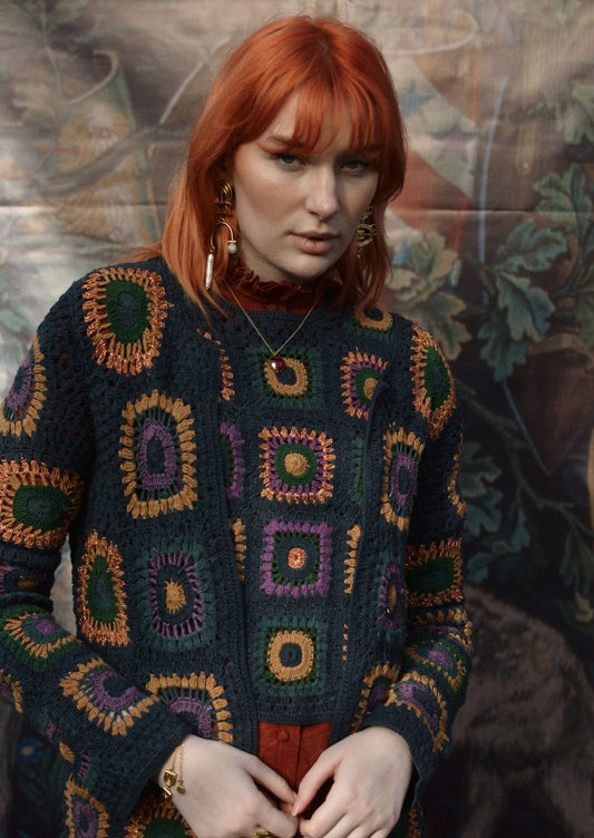 *Sample* Oberon Crochet Sweater - Olivia Annabelle - #original_value - #medieval - #historical