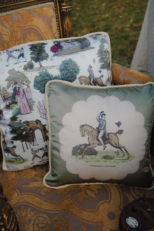 The Dandy Silk Cushion - Olivia Annabelle - #original_value - #medieval - #historical