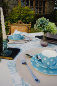 Load image into Gallery viewer, Vauxhall Gardens Powder Blue Toile Placemat - Olivia Annabelle - Fabric Placemats
