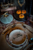 Load image into Gallery viewer, Witching Hour Aubergine Toile China Plate - Olivia Annabelle - China Plates
